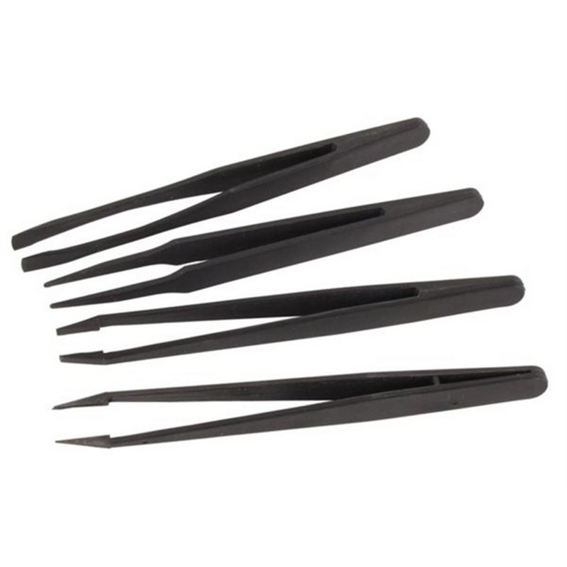 JUEGO 4 PINZAS NO CONDUCTIVAS                     