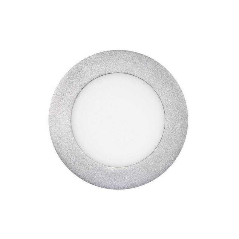 DOWNLIGHT LED  6W LUZ DIA 6000K R PLATA EMP       