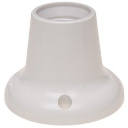 PORTALAMPARA BASE BLANCO RECTO E27                