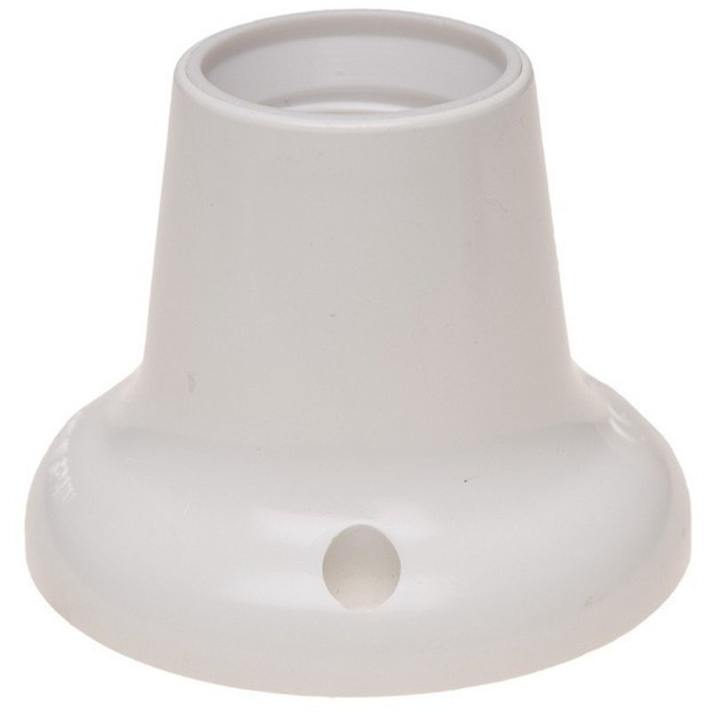 PORTALAMPARA BASE BLANCO RECTO E27                