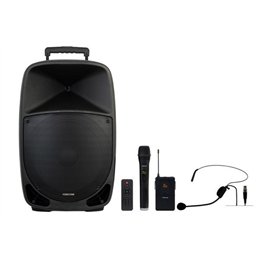 BAFLE AUTOAMPLIFICADO 15" CON BATERIA             