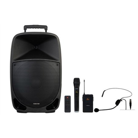 BAFLE AUTOAMPLIFICADO 15" CON BATERIA             