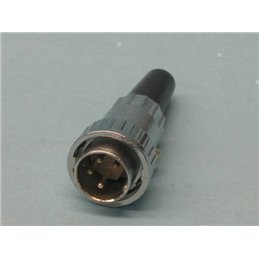 CONECTOR DIN 4P M MET BAY                         