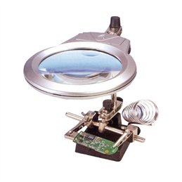 SOPORTE LUPA X2 X6 DIOPTRIAS CON LUZ              