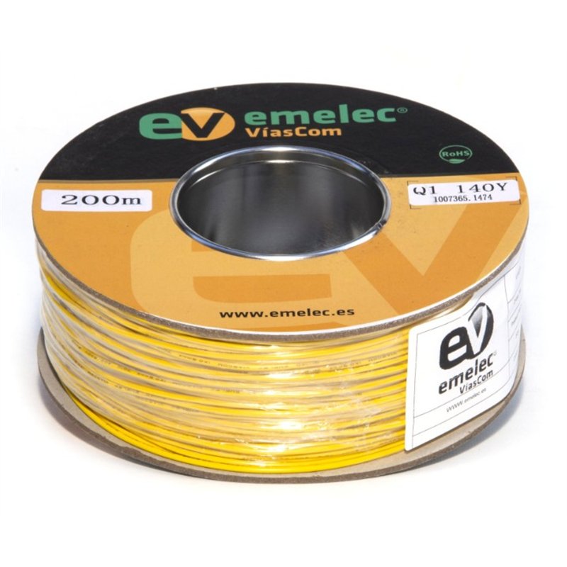 CABLE CONEX AMARILLO 0,5MM                        