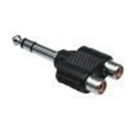 ADAPTADOR 6,35 ST M/2XRCA H CONEX                 