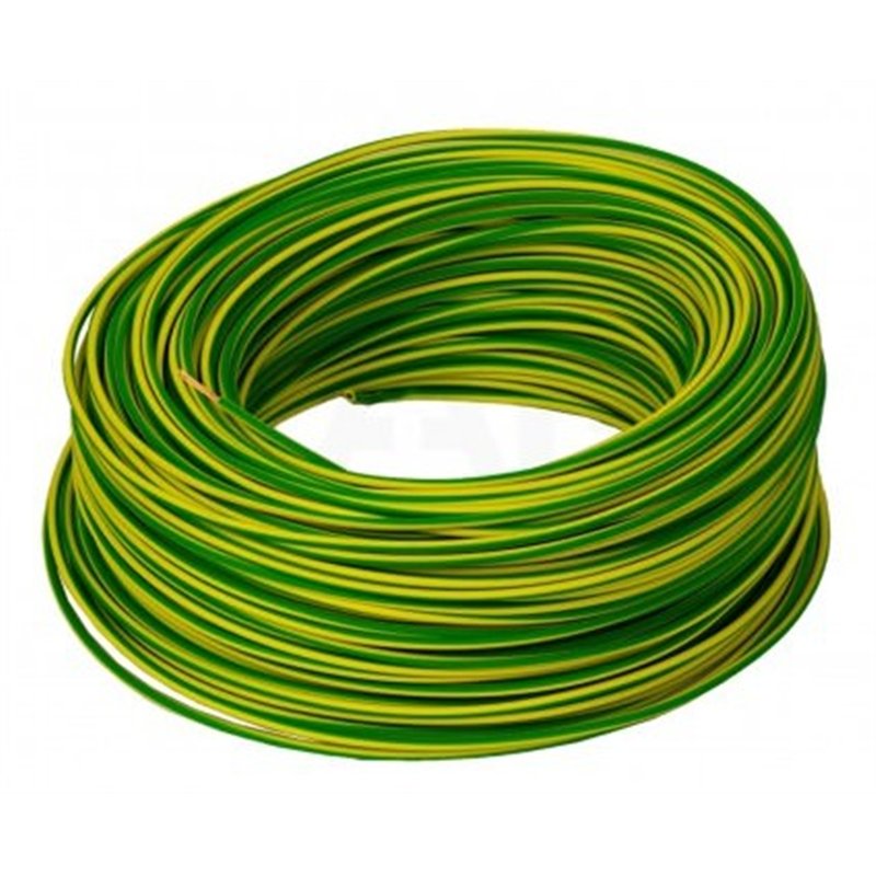 CABLE 1X6 mm2 AMARILLO VERDE LH                   