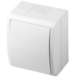 CONMUTADOR ESTANCO BLANCO ACUARIUS                