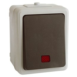 PULSADOR ESTANCO CON LUMINOSO                     