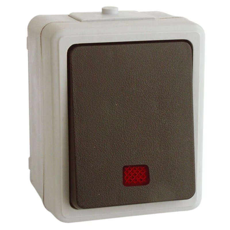 PULSADOR ESTANCO CON LUMINOSO                     