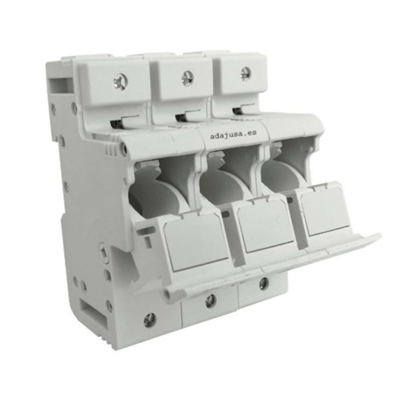 PORTAFUSIBLE CARRIL TRIPLE 10X38                  