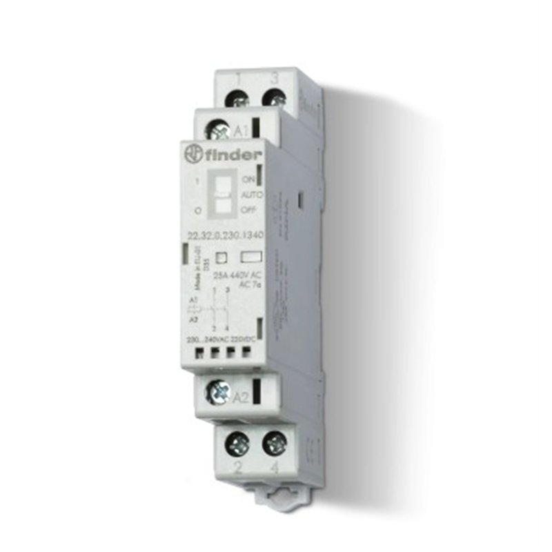 CONTACTOR 22.32 24V AC/DC 25A FINDER              