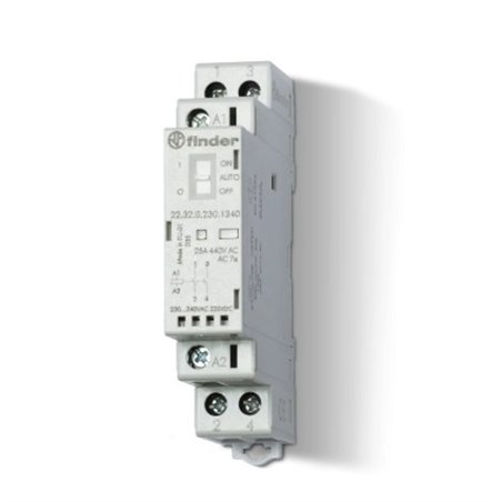 CONTACTOR 22.32 24V AC/DC 25A FINDER              