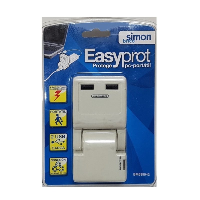 PROTECTOR SOBRETENSION PORTATIL                   