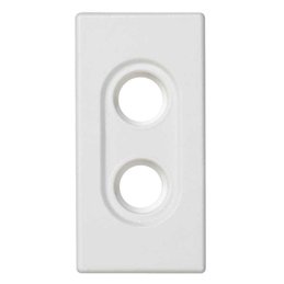 PLACA K45 1/2 MEC 2 CONECTOR RCA                  