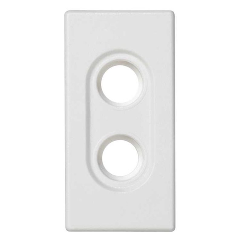 PLACA K45 1/2 MEC 2 CONECTOR RCA                  