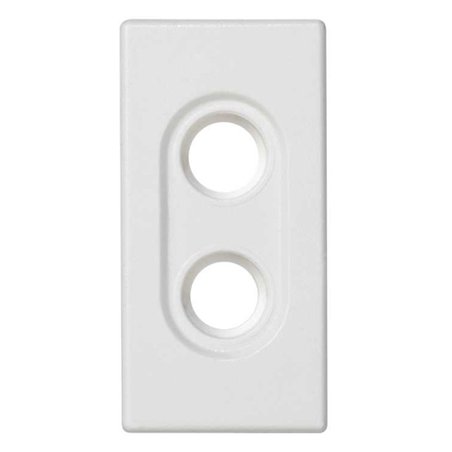 PLACA K45 1/2 MEC 2 CONECTOR RCA                  