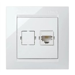 TOMA TELEFONO RJ11 BLANCO S15                     