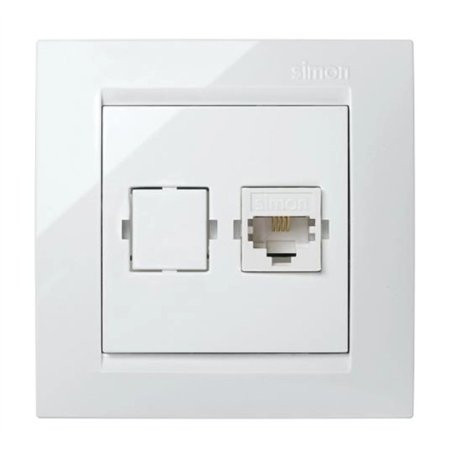 TOMA TELEFONO RJ11 BLANCO S15                     