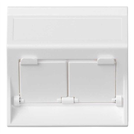 PLACA S500 2 RJ45 INCLINADA                       