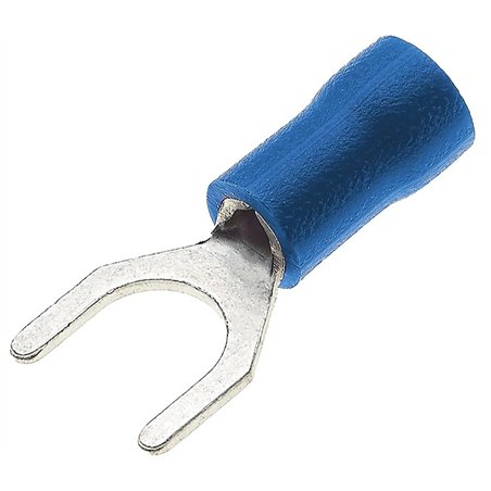 TERMINAL TEMPER HORQUILLA AZUL 6MM                