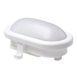 APLIQUE LED OVAL NEGRO 8W                         