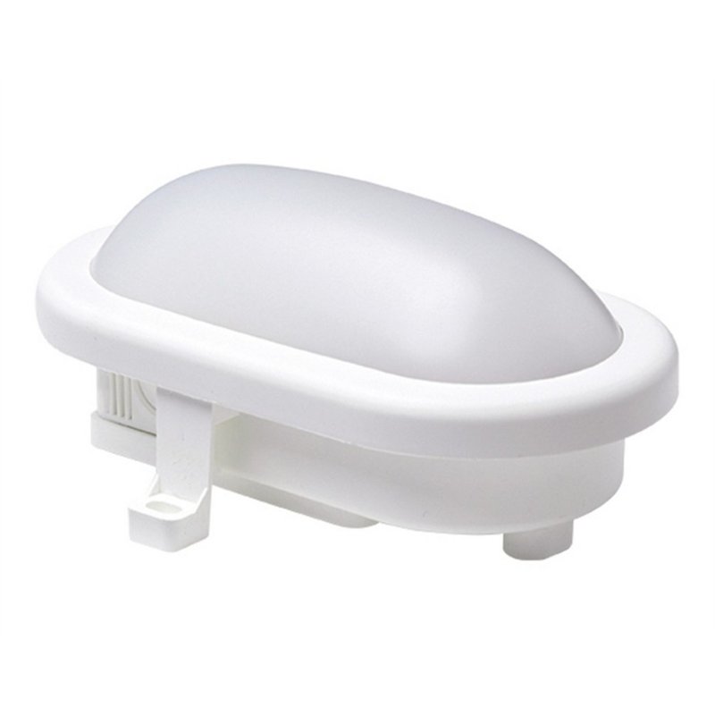 APLIQUE LED OVAL NEGRO 8W                         