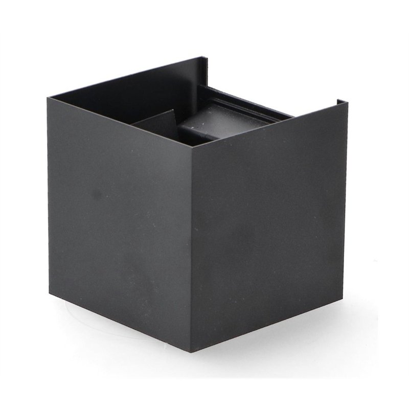 APLIQUE DE PARED LED BLACK CUBE 12W Ip54          