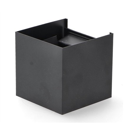 APLIQUE DE PARED LED BLACK CUBE 12W Ip54          