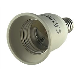 ADAPTADOR E14 MACHO / E27 HEMBRA                  