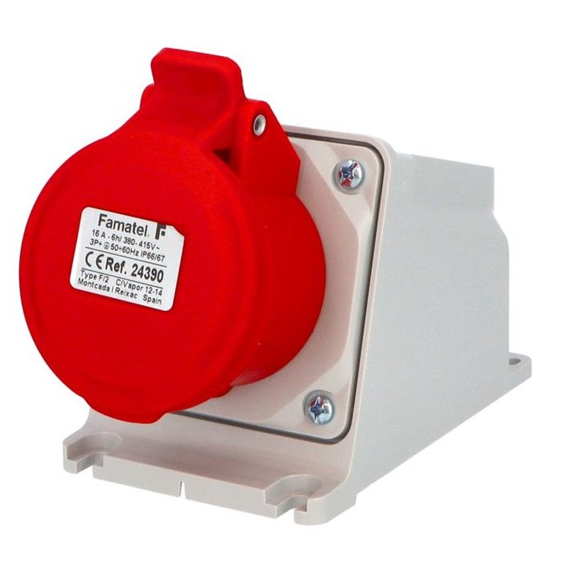 BASE MURAL CETAC 3X16A T.T.                       