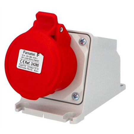 BASE MURAL CETAC 3X16A T.T.                       