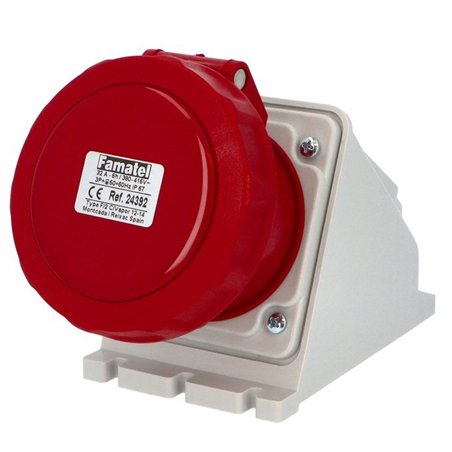 BASE MURAL CETAC 32A 3P+T.T.                      