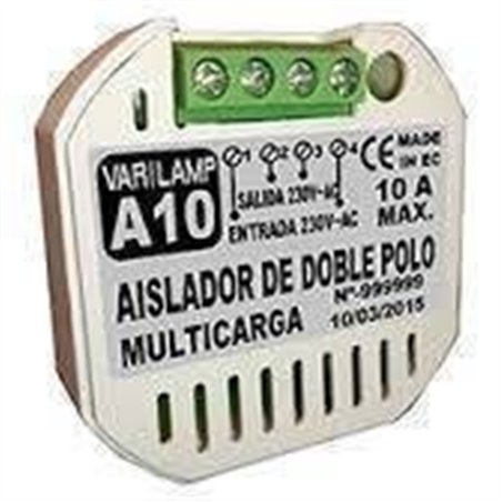 AISLADOR DOBLE POLO VARILAMP A10                  