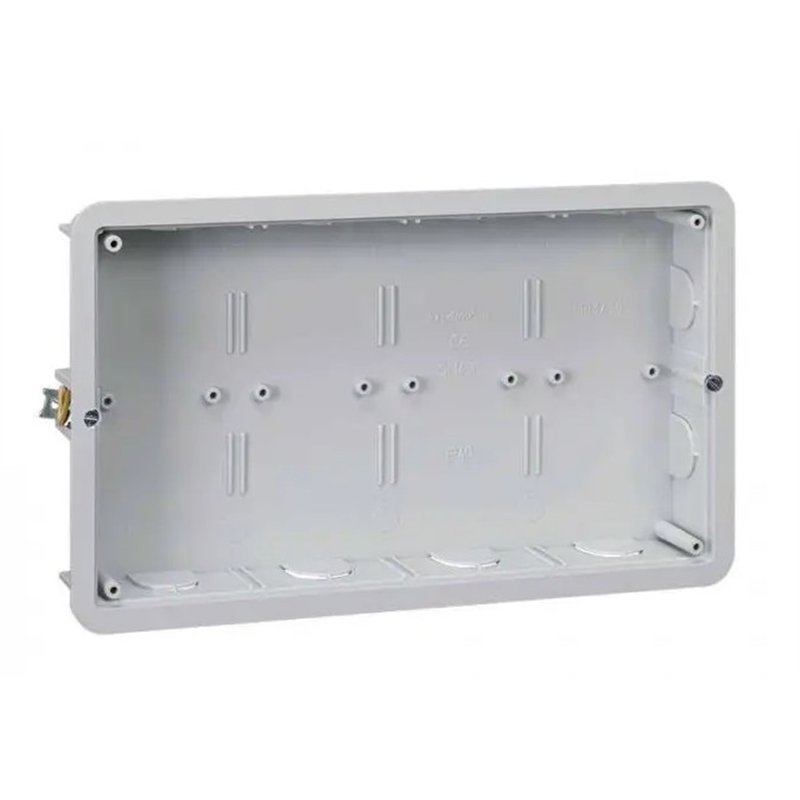 CAJA 4 MODULOS EMPOTRAR 33MM CIMA                 