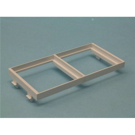 PLACA DOS MODULOS 50X50 BLANCA CIMA               