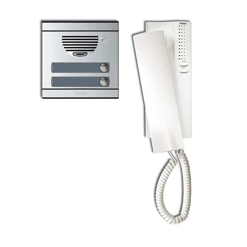 KIT PORTERO TEGUI 2 PULSADORES                    