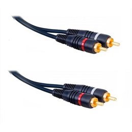 CONEXION AUDIO 2 RCA M/2 RCA M 2,5 MTS            