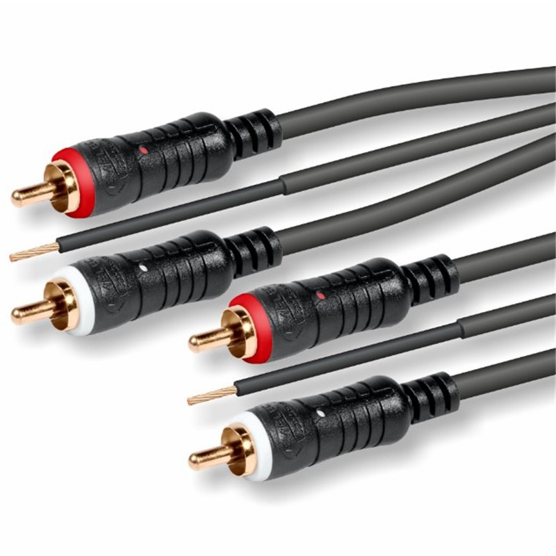 CONEXION AUDIO 2 RCA M/2 RCA M + REMOTO EMELEC    