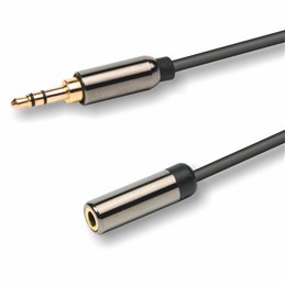 CONEXION AUDIO 3,5 ST M/ 3,5 ST H 5MTS EMELEC     