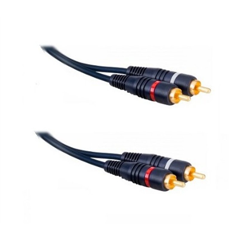 CONEXION AUDIO 2 RCA M/2 RCA H 1,5MTS             