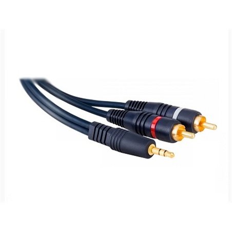CONEXION AUDIO 3,5 ST M/2 RCA M 2,5/3MTS          