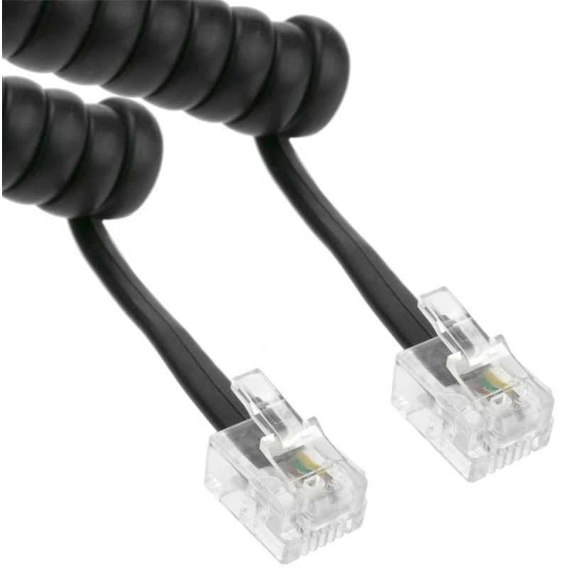 CONEXION TELEFONO 4,6M M/M RIZADA                 