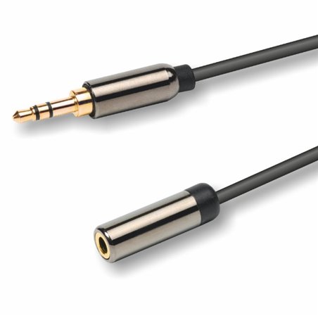 CONEXION AUDIO 3,5 ST M/ 3,5 ST H 3MTS EMELEC     