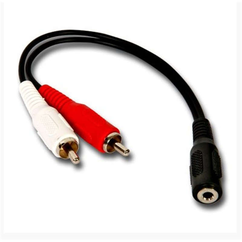 CONEXION AUDIO 3,5 ST H/2RCA M 0,2 MTS            