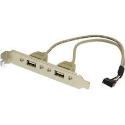 CONEXION BRACKET USB DOBLE A PLACA                