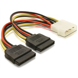 CONEXION INFO ALIMENTACION 2 SATA                 