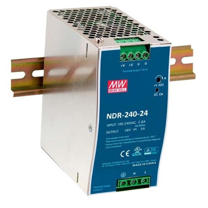 FUENTE CARRIL 24V 10A CONMUTADA                   