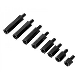 SEPARADOR HEXAG 10MM M/H M3 NYLON                 