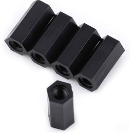 SEPARADOR HEXAG 10MM H/H M3 NYLON                 